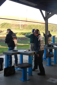 Qualification Shooting at the range